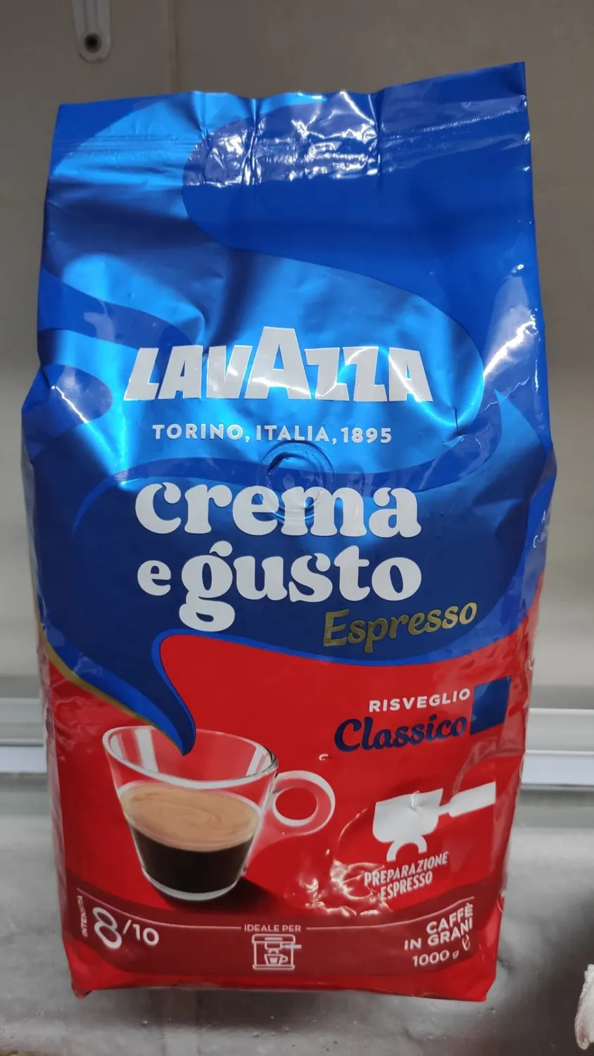 Lavazza Crema e Gusto Classico caffè grani 1 kg intenso