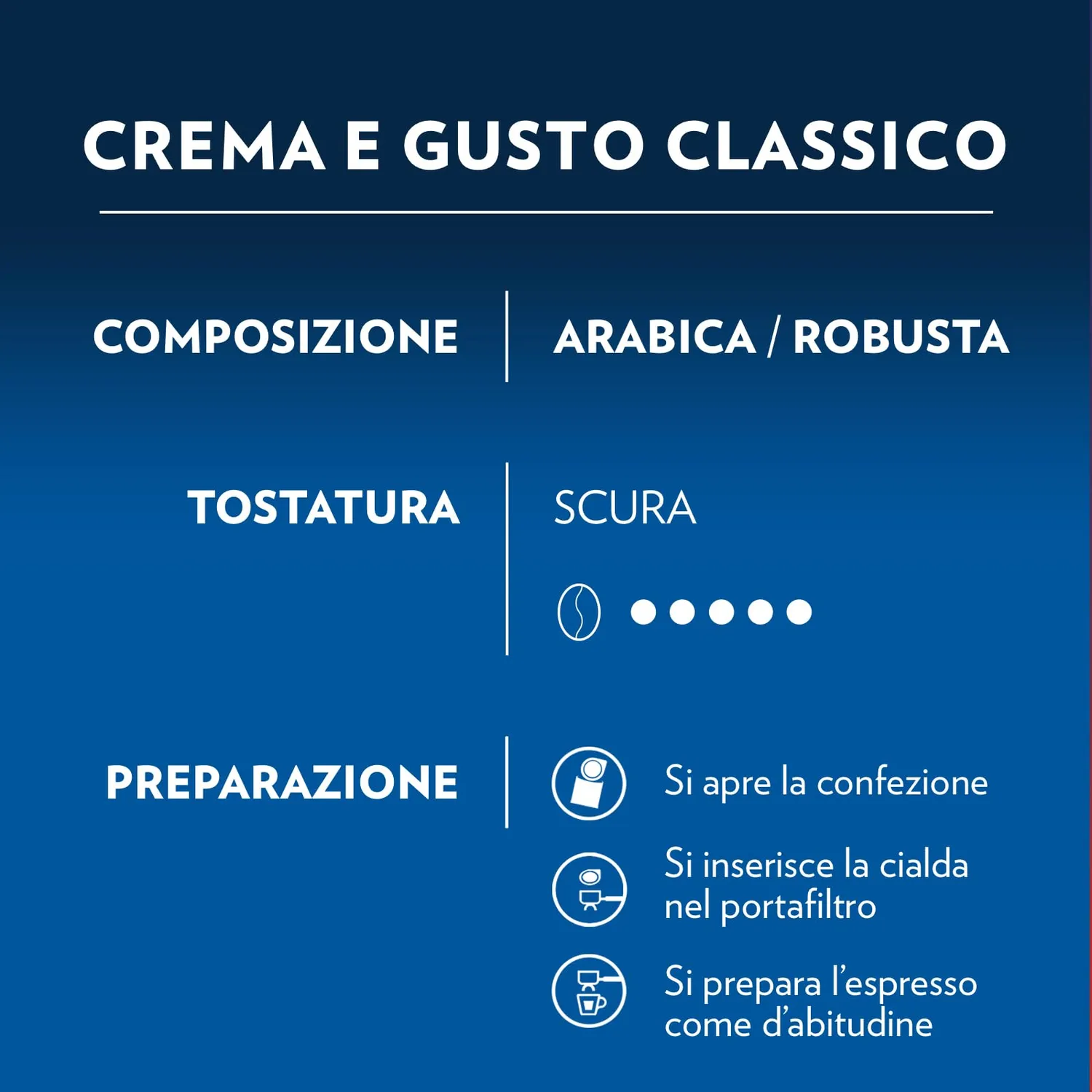 Lavazza Crema e Gusto Classico cialde ESE 200 tostatura scura