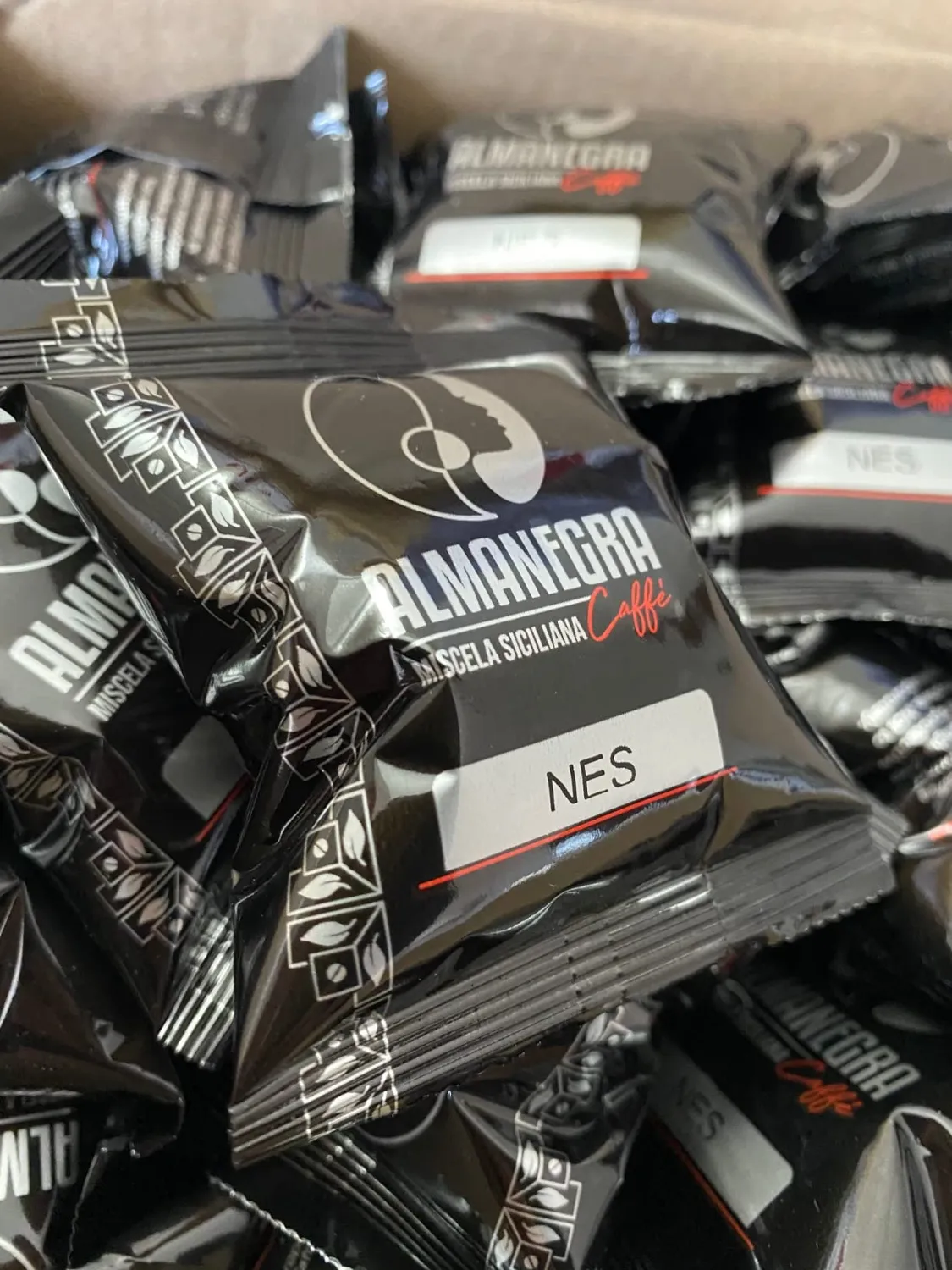 Almanegra Miscela Forte capsule Nespresso 100pz tostatura scura
