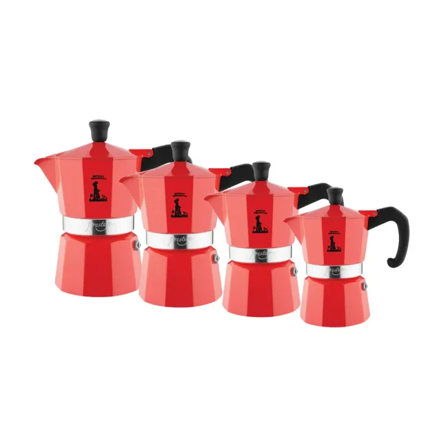 Antigua Tazzadoro Miss Moka La Rossa moka 3 tazze alluminio