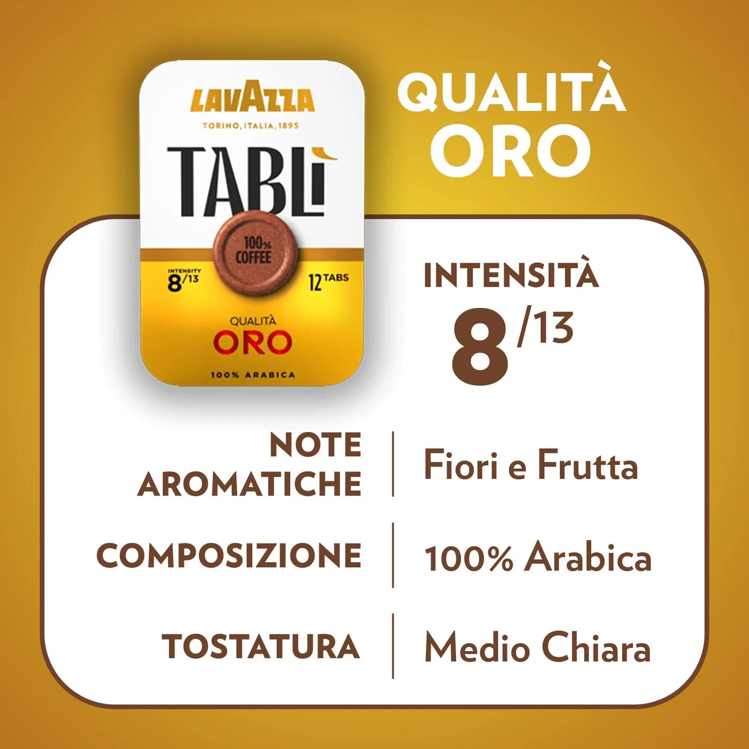 Lavazza Tabli macchina caffe tab 100% caffe marrone + 96 tab