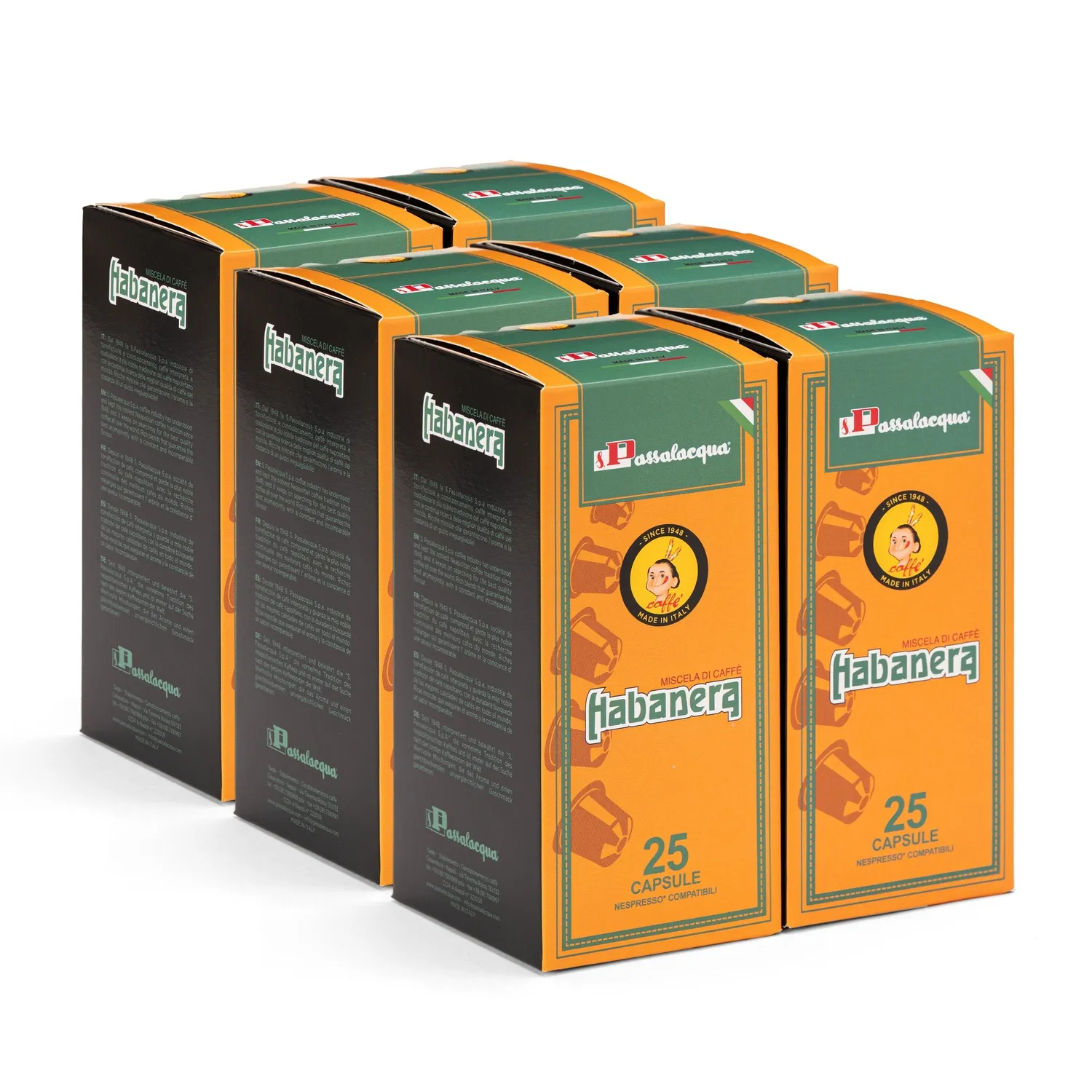 Passalacqua Habanera capsule Nespresso 25 pz equilibrate