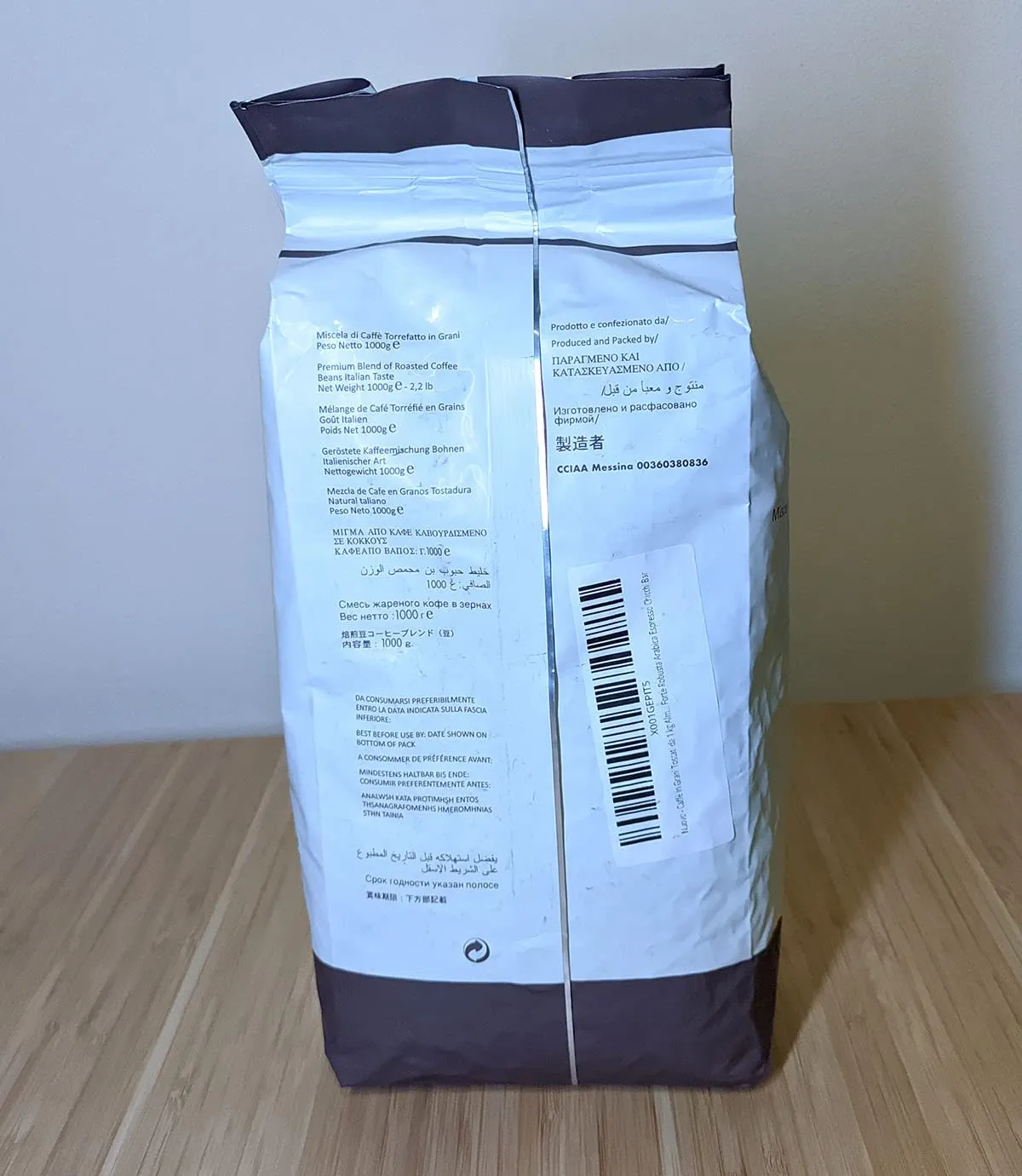 Almanegra Forte caffè in grani 1 kg tostatura scura