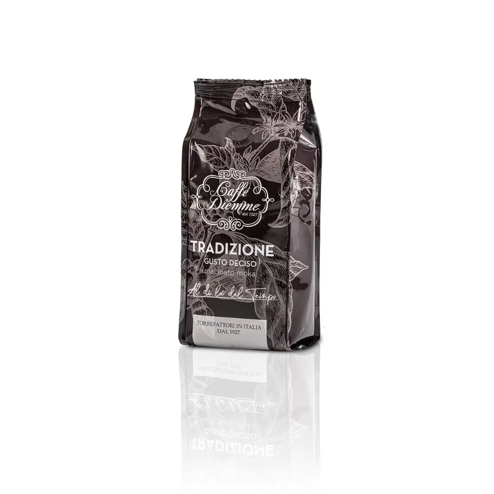 Diemme Tradizione caffè macinato moka 200 g note cioccolato