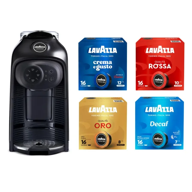 Lavazza A Modo Mio Idola macchina capsule nera touch