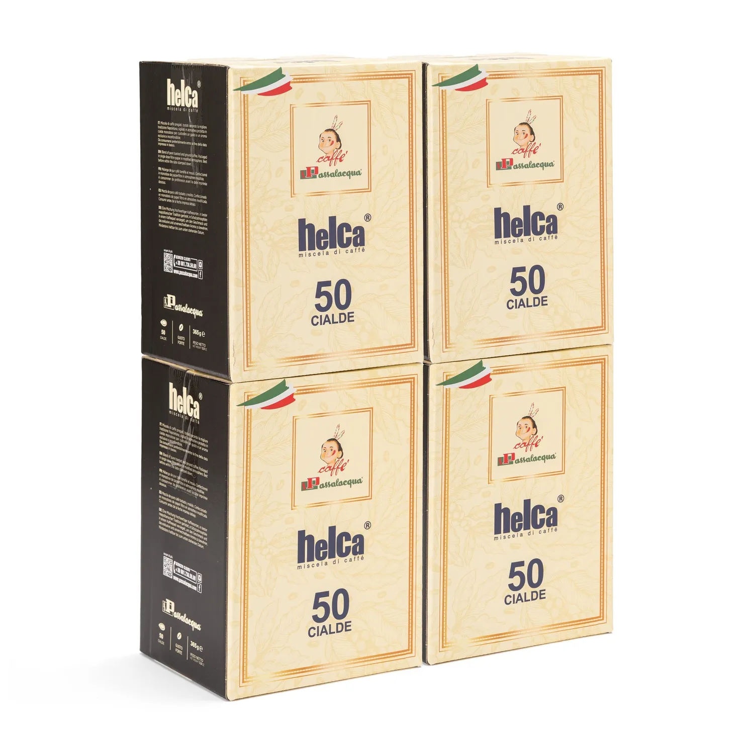 Passalacqua Helca cialde 50pz caffè napoletano cremoso
