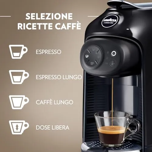 Lavazza A Modo Mio Idola macchina capsule nera touch