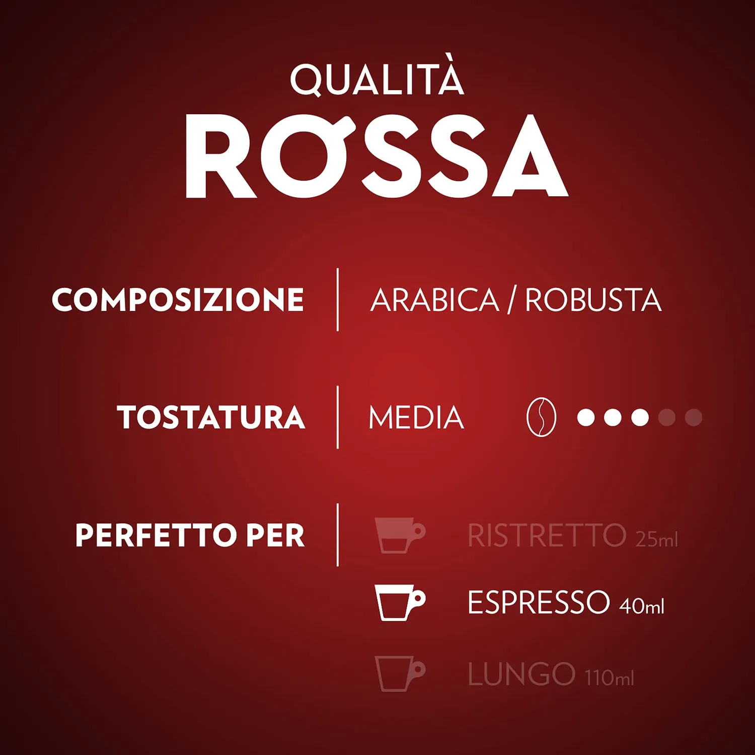 Lavazza Qualita Rossa capsule alluminio Nespresso 240 pz intensita 10