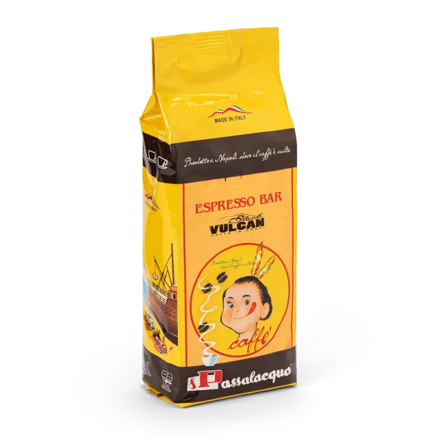 Passalacqua Black Vulcan caffè grani 500 g intenso