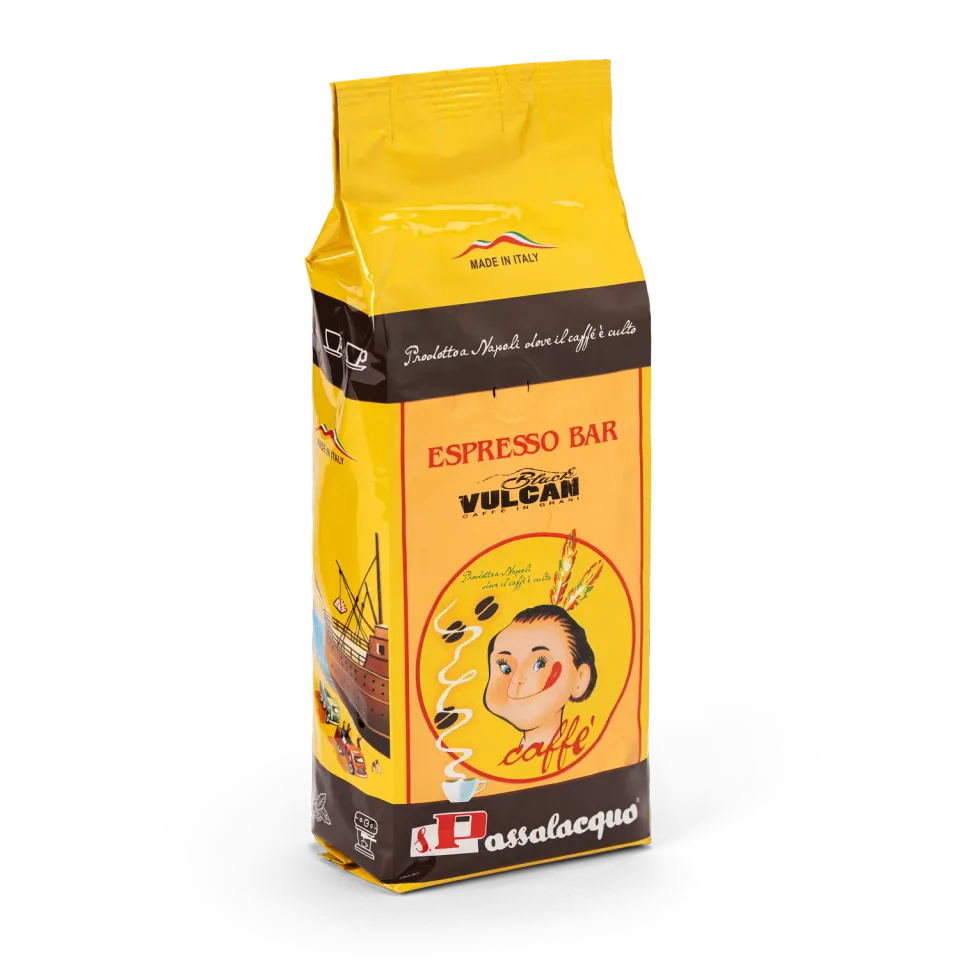 Passalacqua Black Vulcan caffè grani 500 g intenso