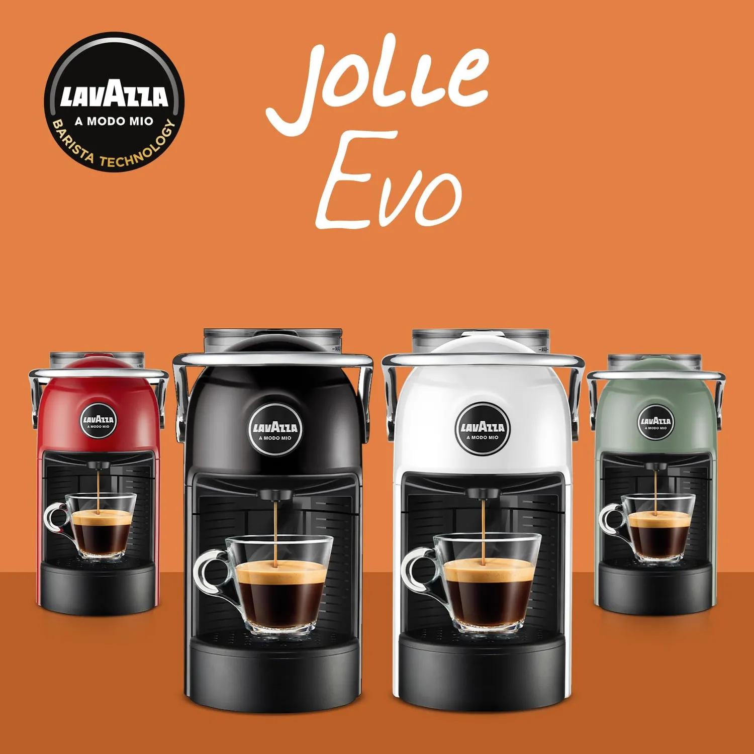 Lavazza Jolie Evo macchina caffe A Modo Mio nera + 64 capsule