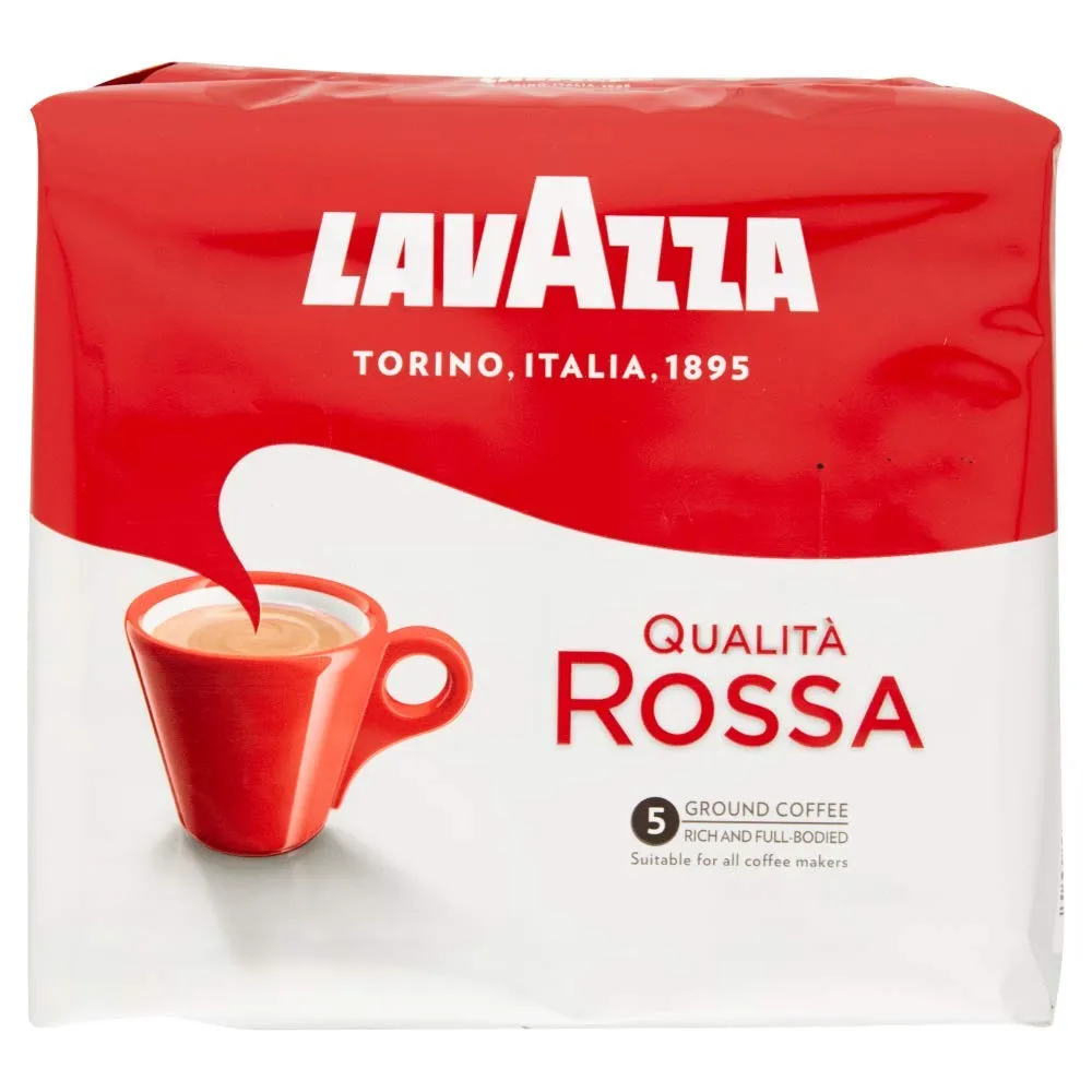 Lavazza Qualità Rossa caffè macinato 250 g rotondo