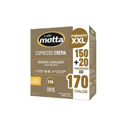 Motta Espresso Crema cialde ESE 44mm 170pz famiglia