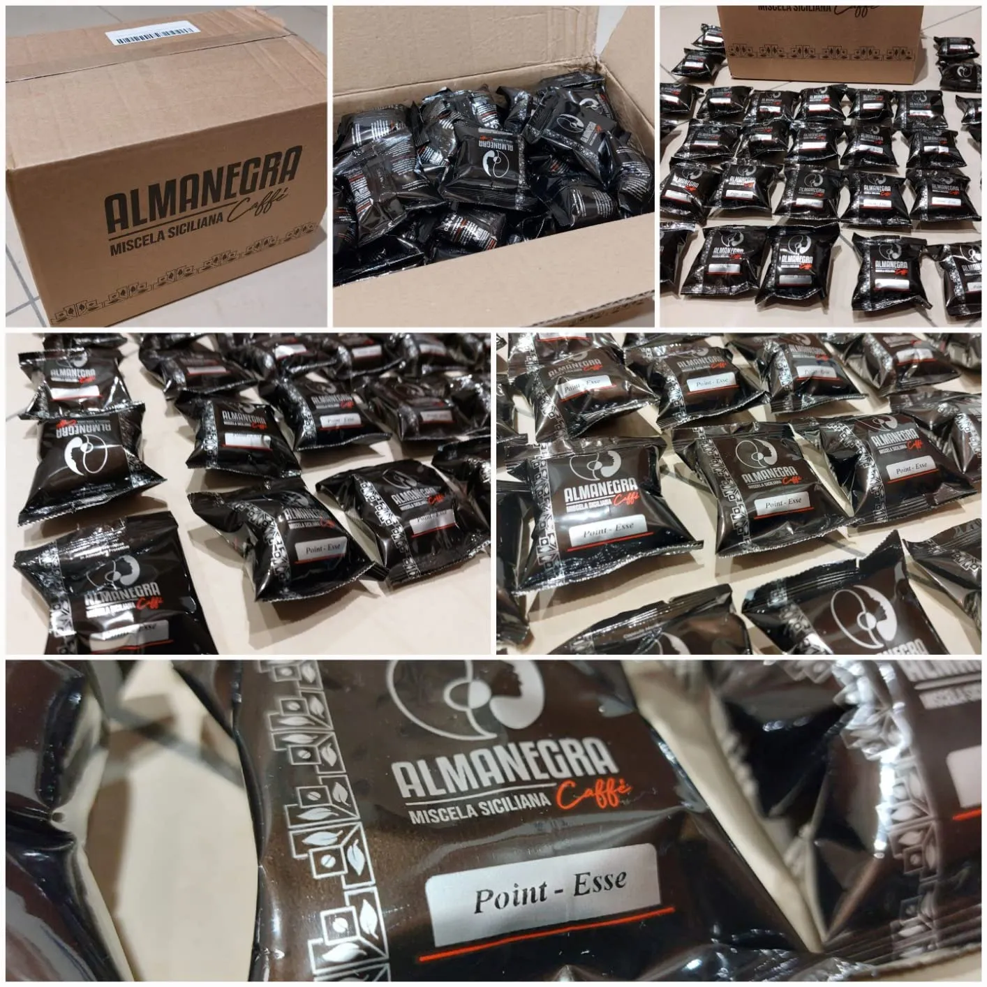 Almanegra Miscela Forte capsule Esse Caffè 100 pz tostatura scura
