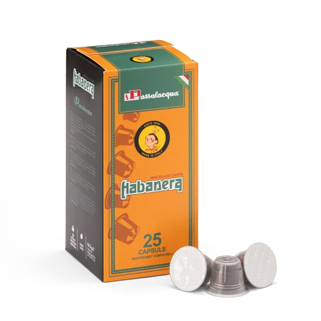 Passalacqua Habanera capsule Nespresso 25 pz equilibrate