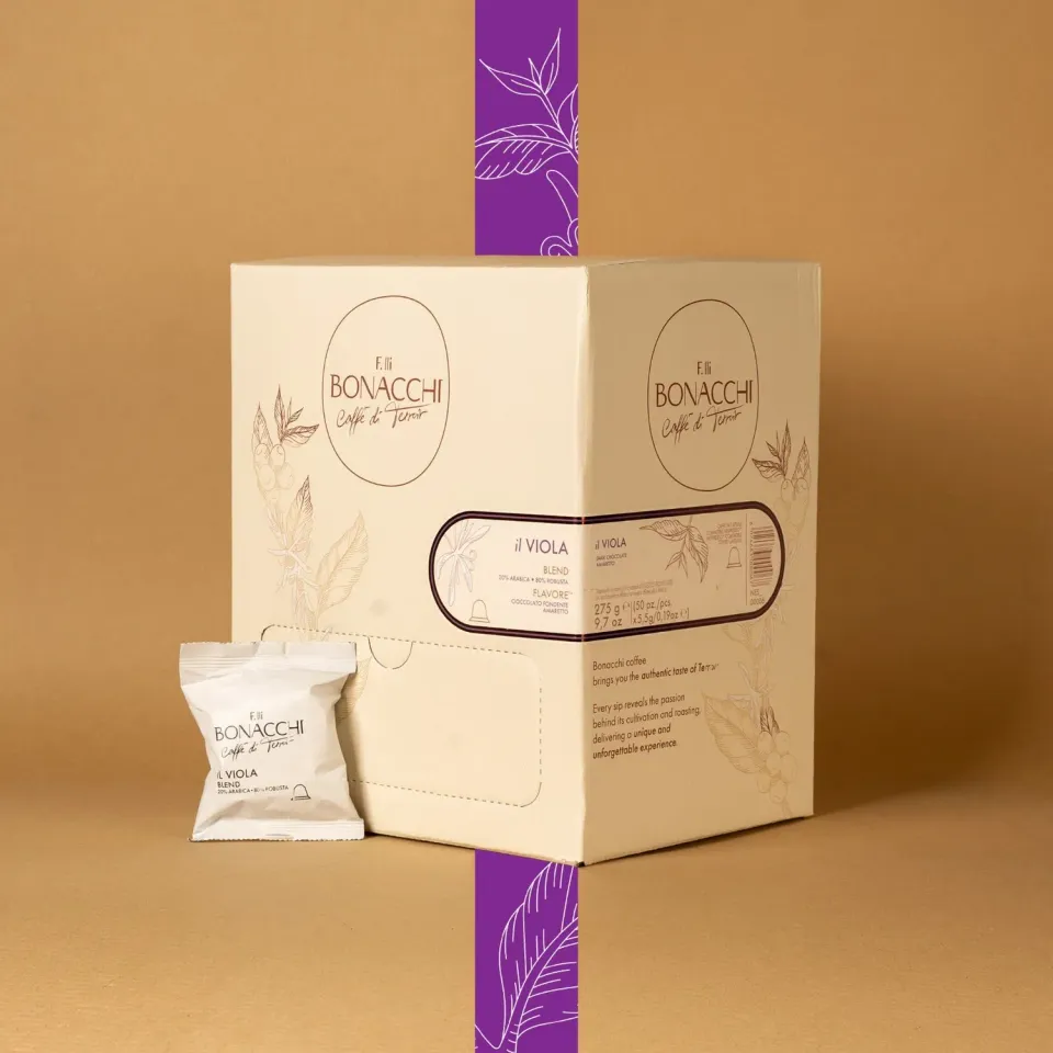 Bonacchi Il Viola capsule nespresso 50pz 80% robusta