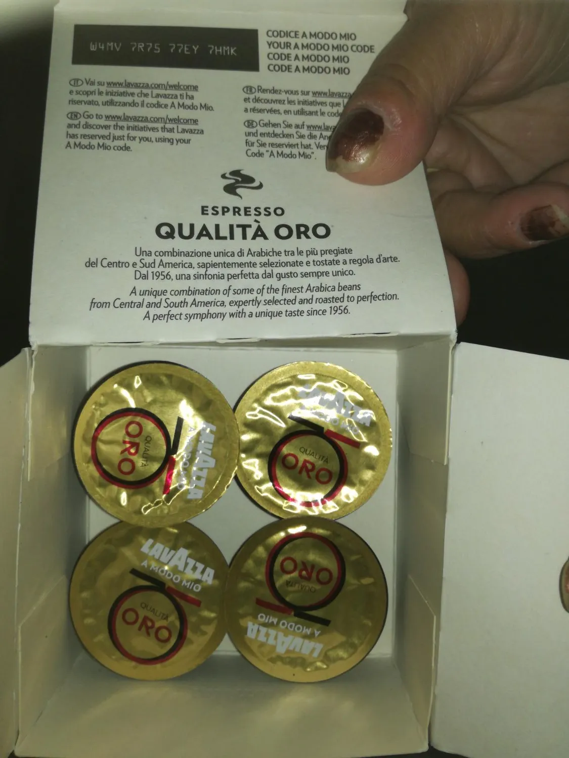 Lavazza Qualita Oro capsule A Modo Mio 120 pz intensita 8