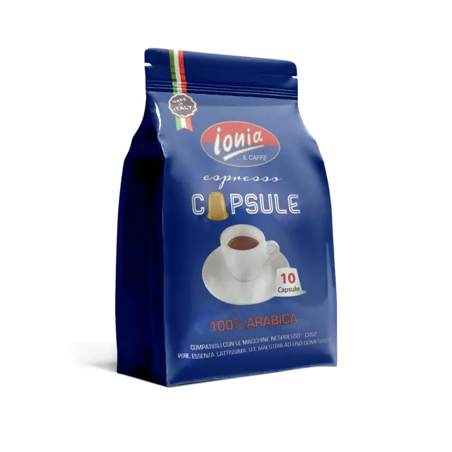 Ionia Gran Crema capsule Nespresso 10 pz intenso