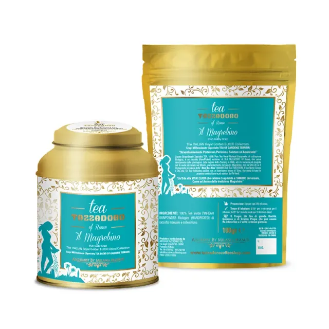 Antigua Tazzadoro Il Magrebino Tè Verde Gunpowder Bio