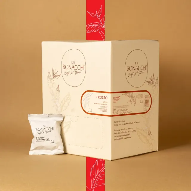 Bonacchi Il Rosso capsule Nespresso 50 pezzi intensa