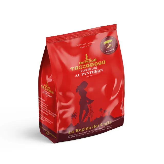 Antigua Tazzadoro La Regina dei Caffè Busta 50 capsule nespresso cremoso